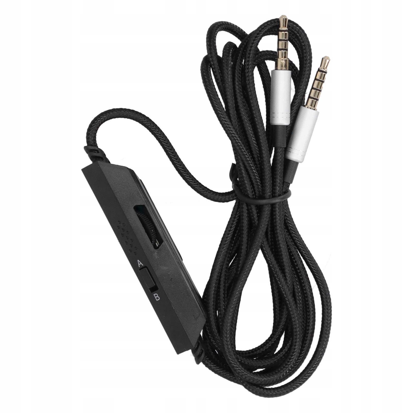 Braid Wire Game Słuchawki Kabel audio Regulacja głośności mikrofonu 4I