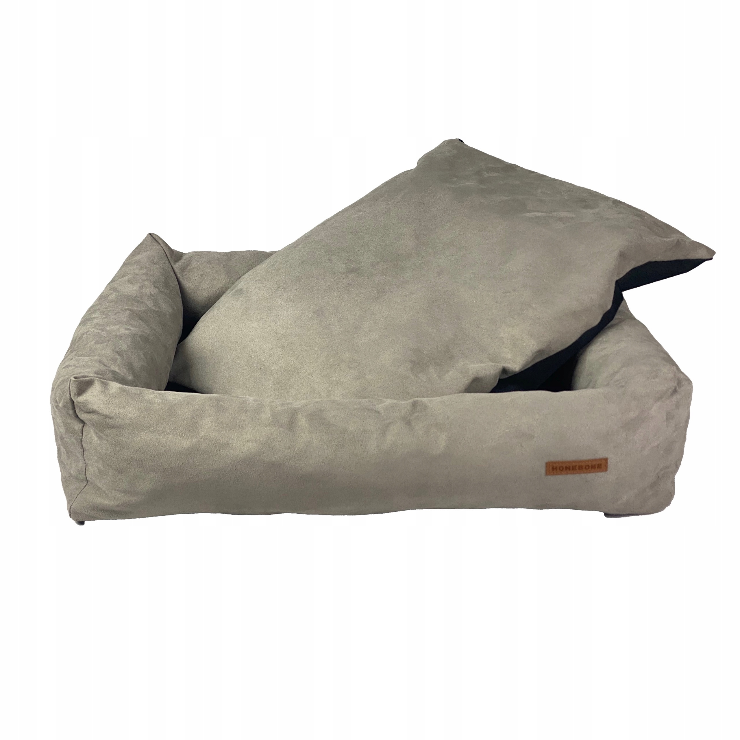 Levně Pelíšek pro psa kočku kotec pelíšek pro psa šedá XXL 110x95 cm voděodolná