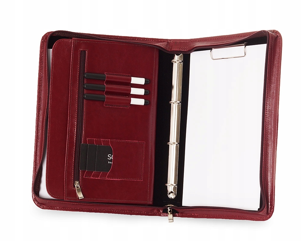 SKÓRZANA TECZKA NA DOKUMENTY BIWUAR SOLOME