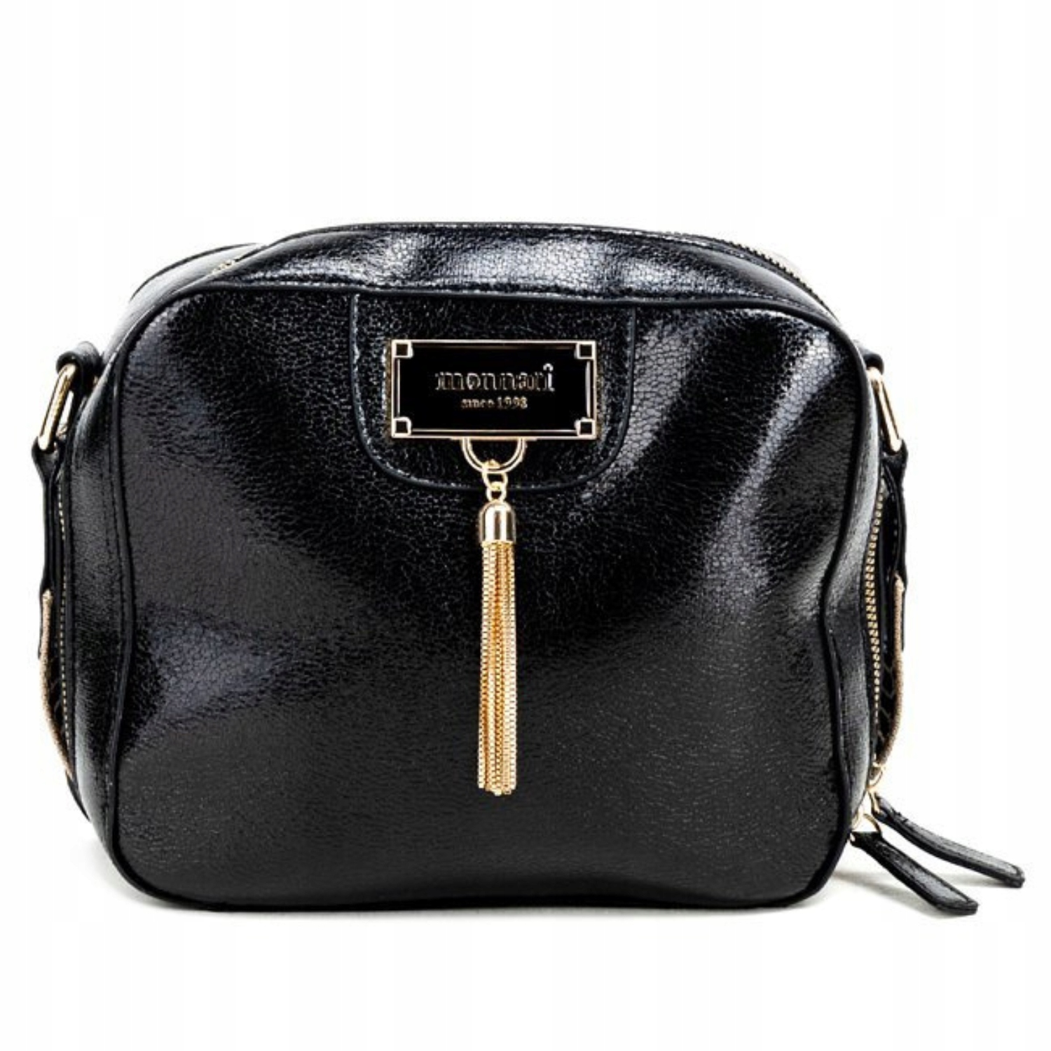 Torebka Damska Monnari Listonoszka Na Ramię Czarna Klasyczna Skóra Eko