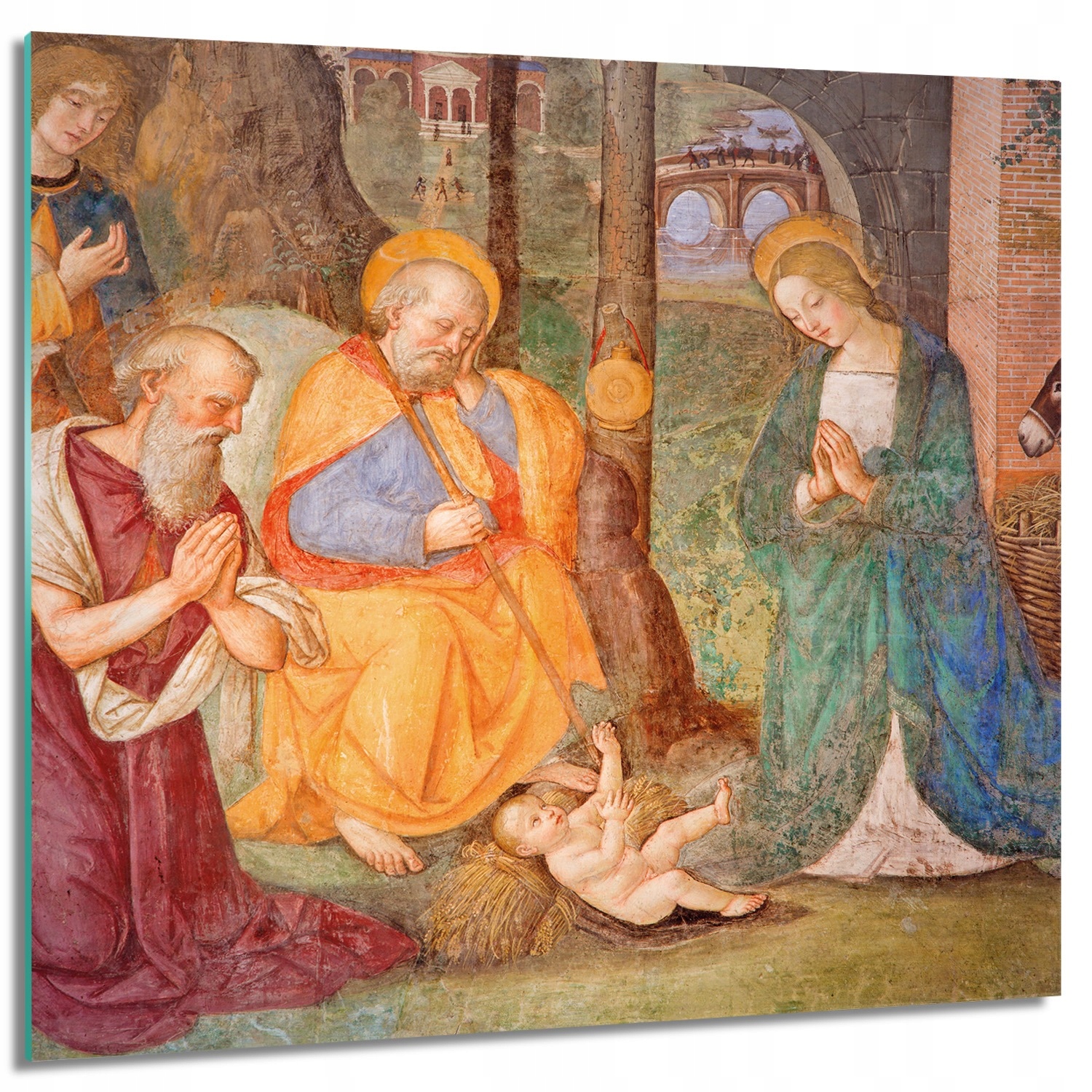 

Foto na szkle na ścianę Narodziny Jezusa 60x60