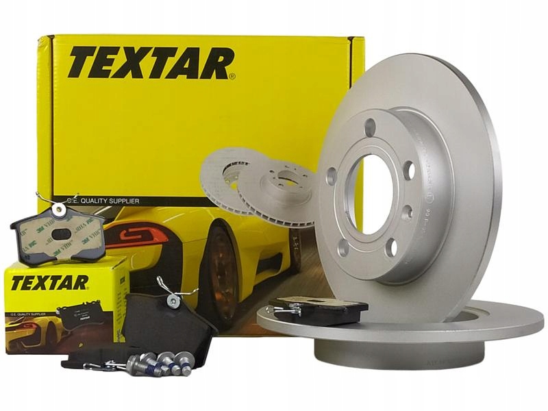 

Textar Tarcze Klocki Tył Audi A4 B6 245MM