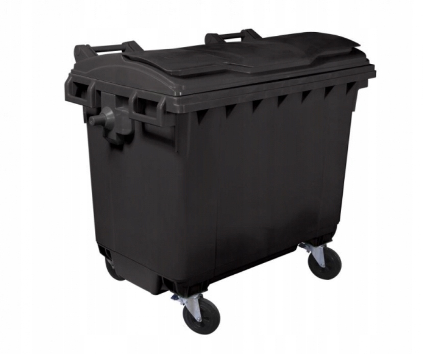 Pojemnik kontener kosz 660l czarny na śmieci odpady śmietnik eproeko Poznań