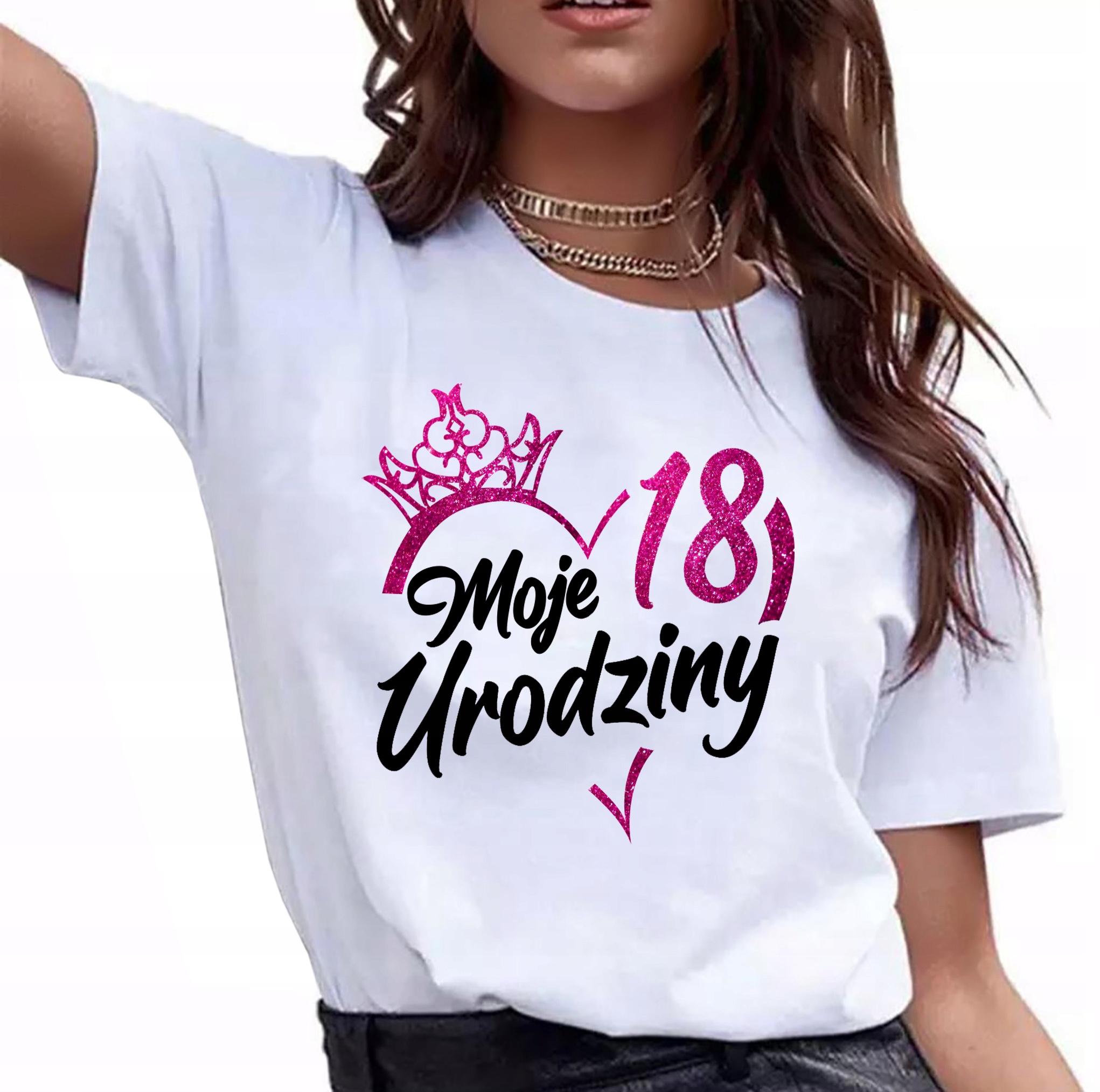 

Koszulka 18 Urodziny Pomysł 18-STKĘ Lat Prezent XL