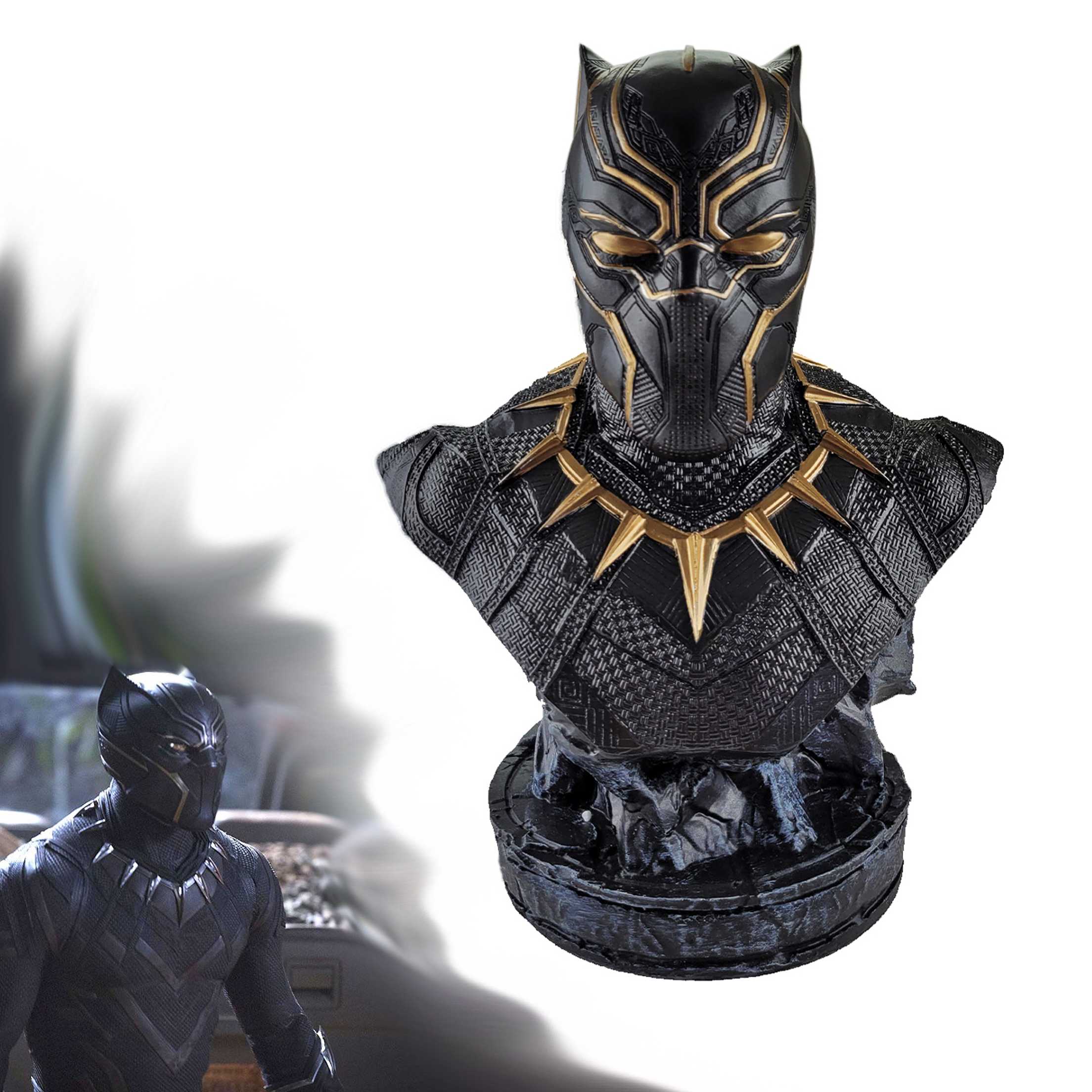 Detailní busta "black Panther" pryskyřice Marvel 33 cm