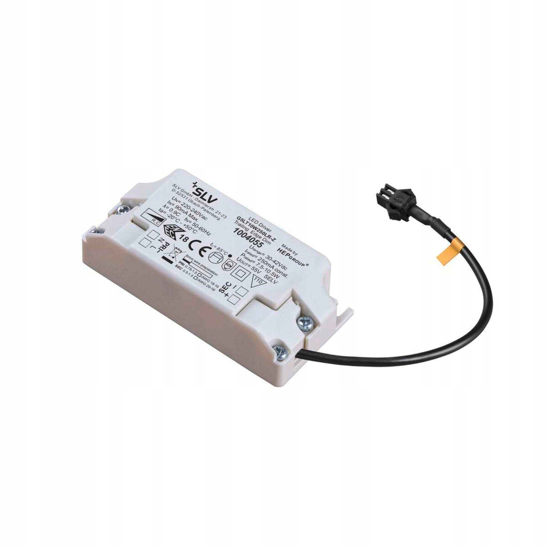 Led driver Slv 6,5-10 W 250 mA stmívatelný bílý 1004055