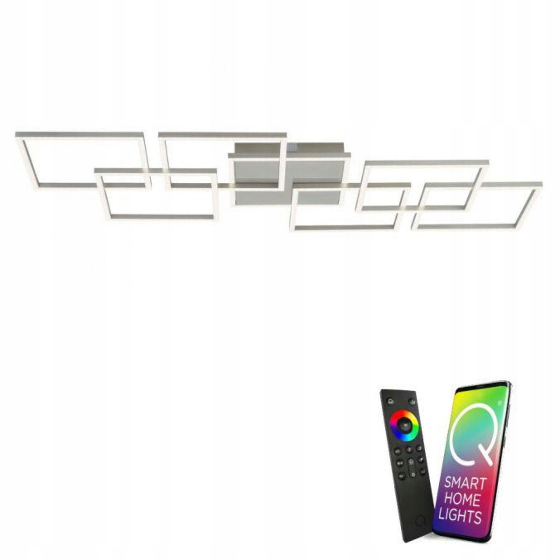 Paul Neuhaus Q-inigo Led stropné svietidlo 60W 7000lm ZigBee Smart Home oceľ