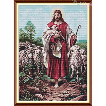 Křížková výšivka počítaná sada (kanva, mulina)