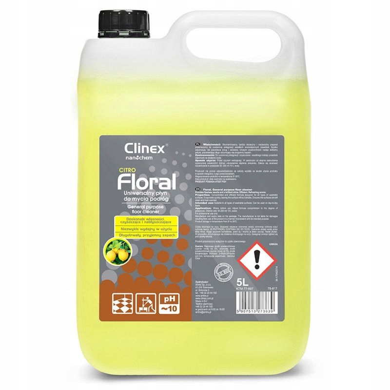 

Clinex Floral Citro 5L płyn do mycia posadzek