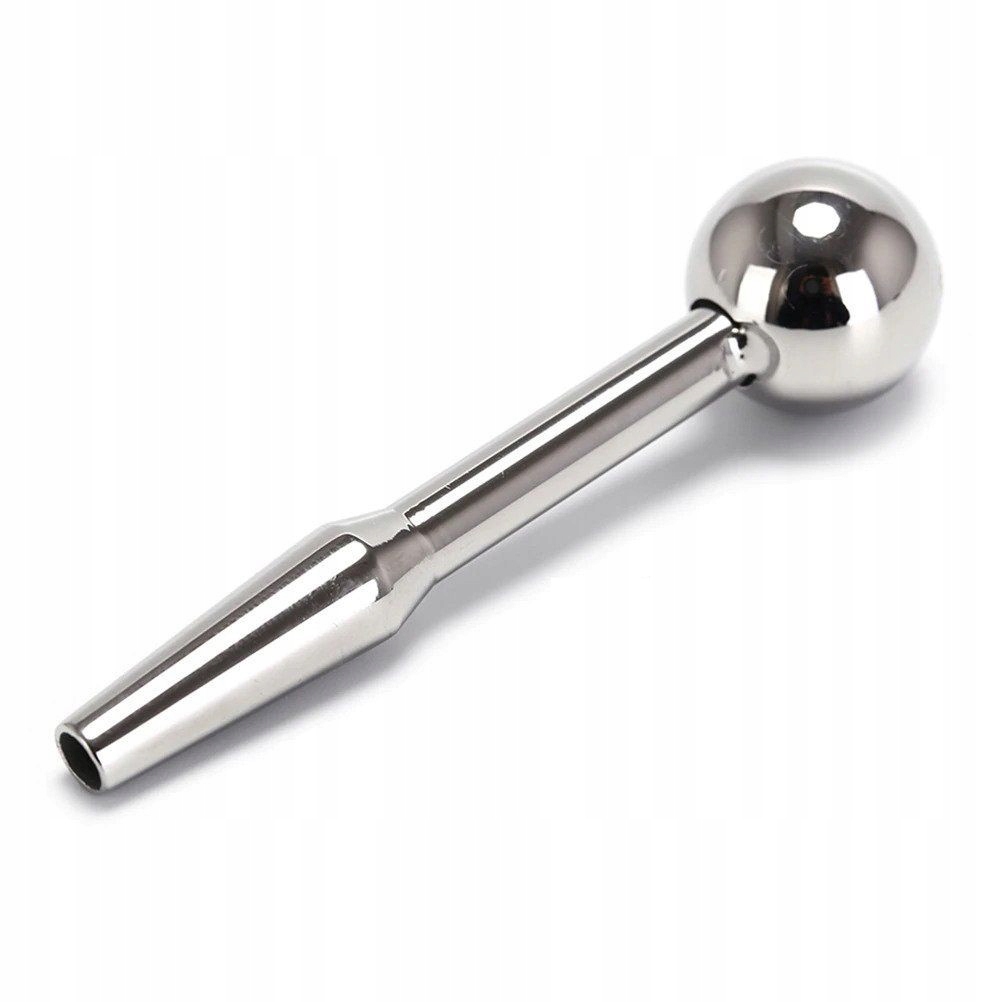 DILATOR STALOWY CEWKI MOCZOWEJ Z UJŚCIEM PŁYNÓW, SEX PENIS PLUG