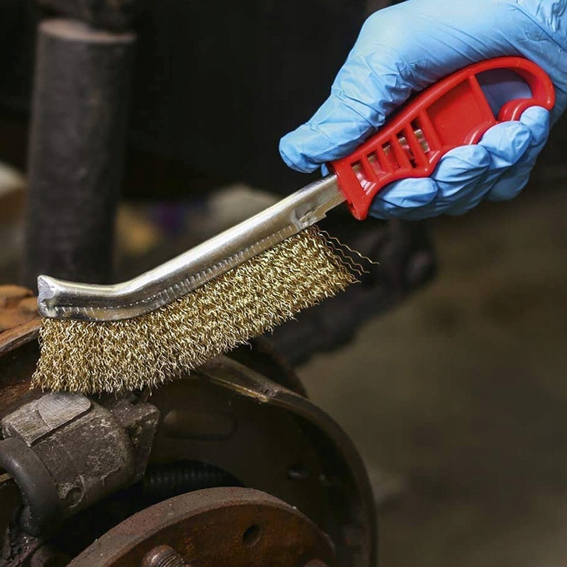 SZCZELINOWA RĘCZNA MOSIĘŻNA SZCZOTKA DRUCIANA EAN (GTIN) 4133718908842