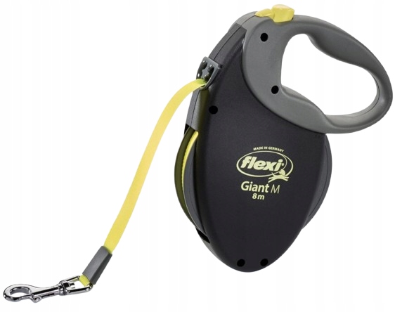 Levně Flexi Giant Neon Vodítko pro psa Páska M 8 metrů