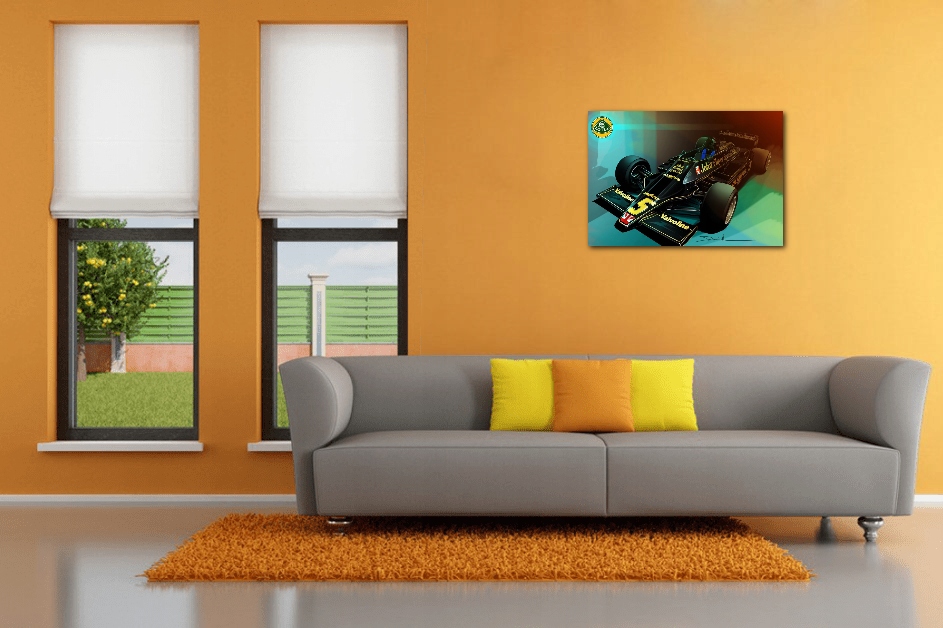 F1 LOTUS-холст картина искусство премиум-хит !!!