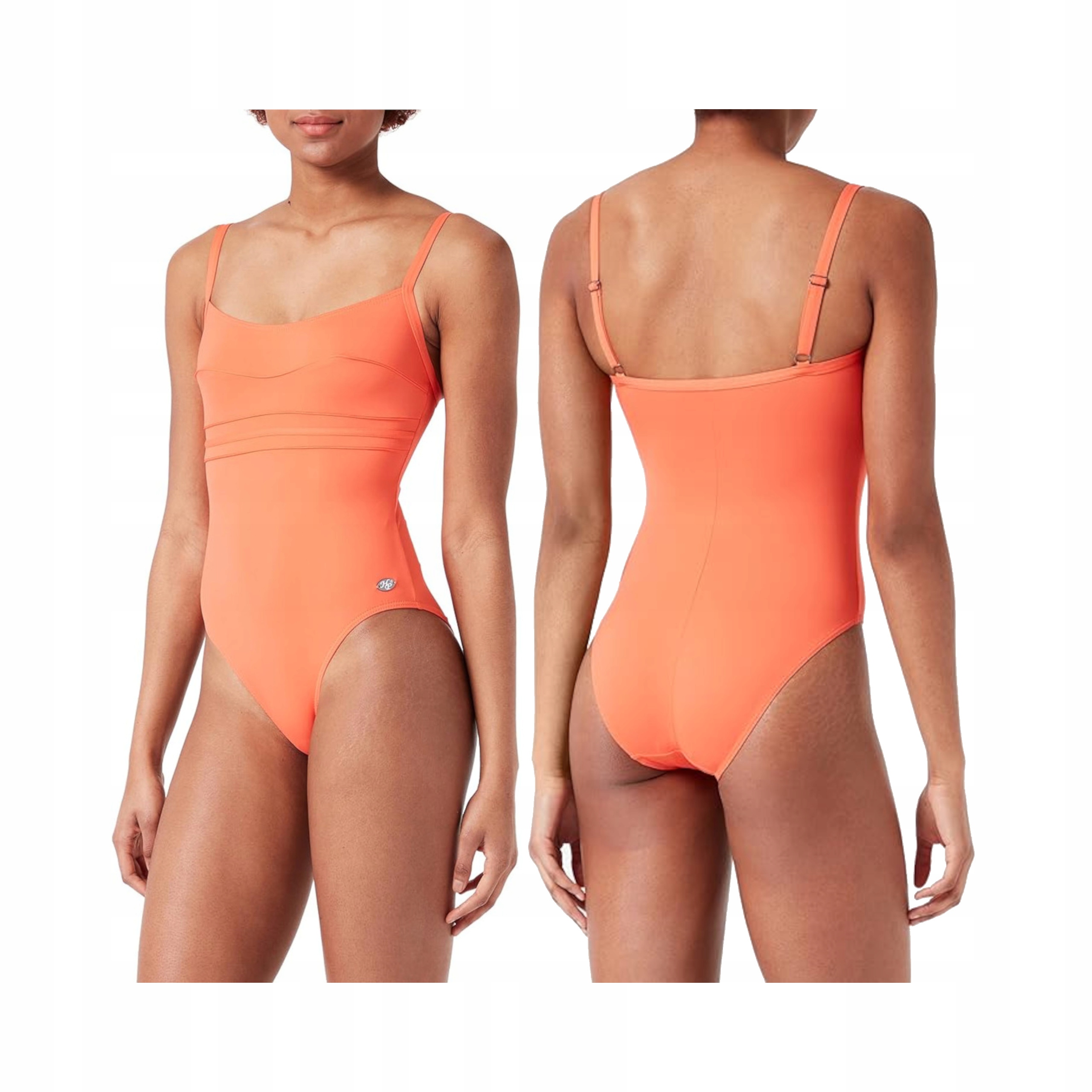 Dámské Jednodílné Plavky Haute Pression 42, Oranžová Barva