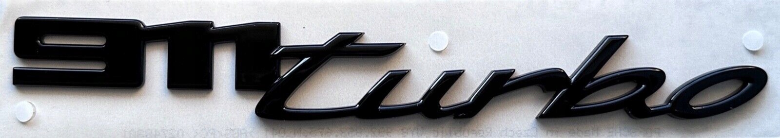 Porsche 911 992 "911Turbo" Oe emblém znak logo nápis čierny