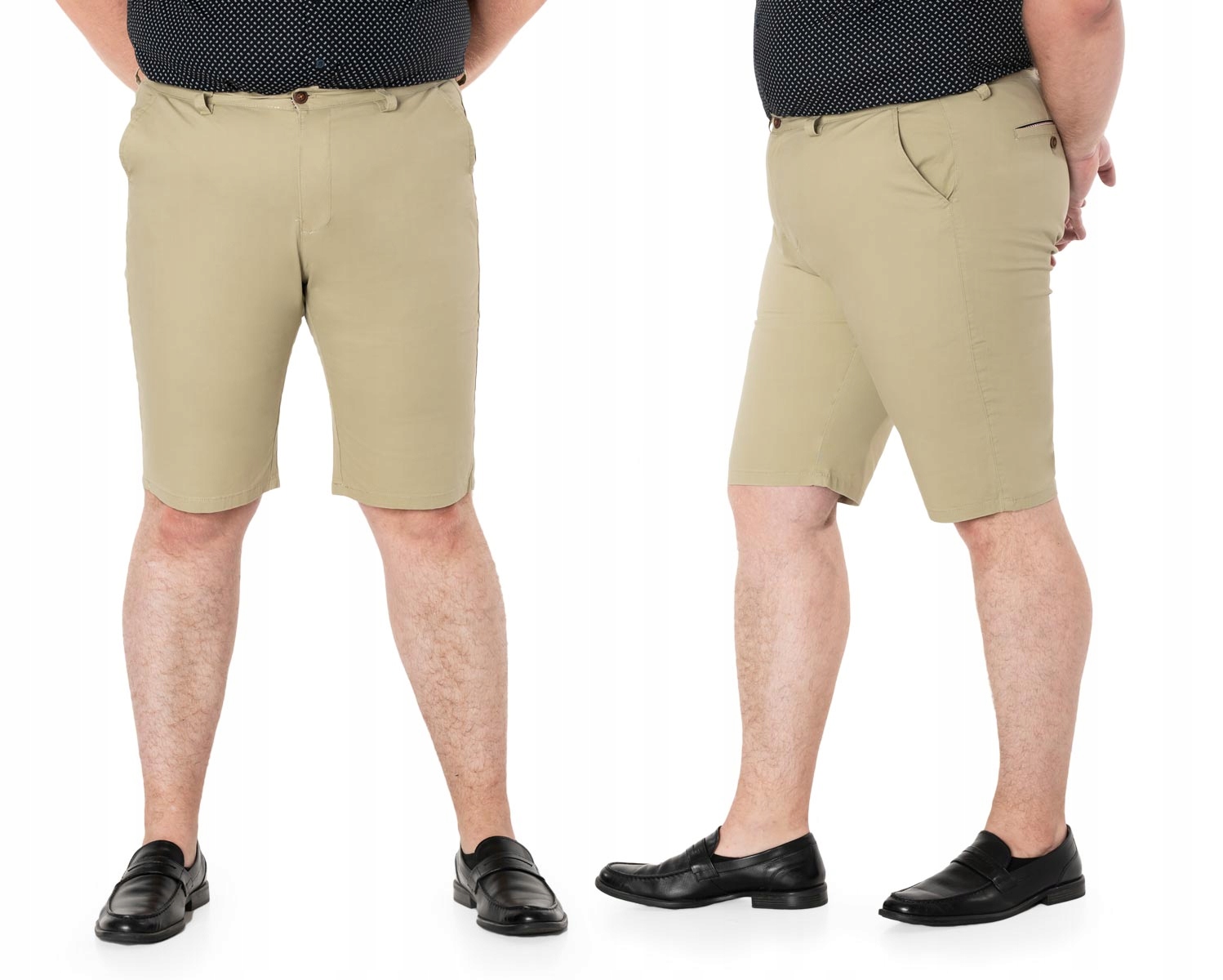 

Krótkie Spodenki Męskie Szorty Bawełniane H402 34