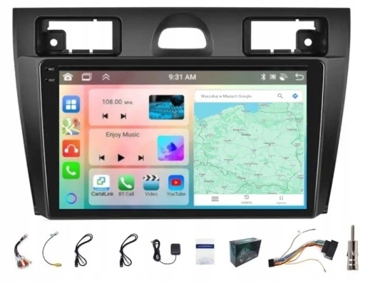 Rádio Navigácia Carplay Ford Fiesta 2002-2008 Wifi Android 4GB 64GB