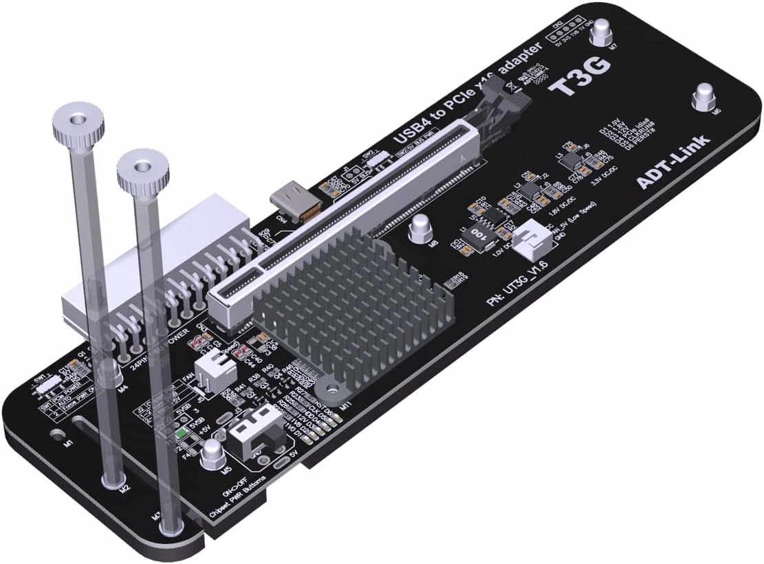 Dokovacia Stanica Egpu 40GBPS Pre Notebook, Vonkajšia, Jmt ADT-UT3G