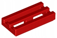 

Lego 2412b Płytka grill 1x2 czerwony 2 szt Nowy