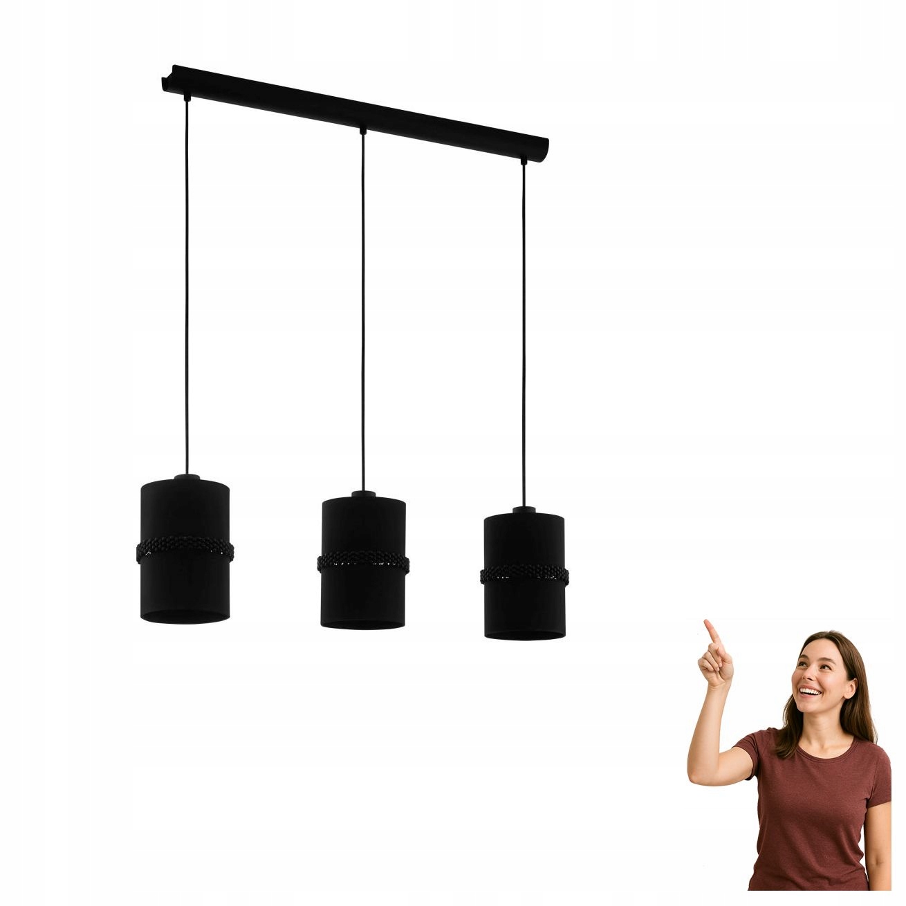Závěsná lampa Paraguaio 390034 Eglo