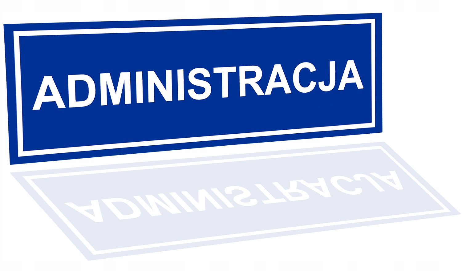 

Tablica Tabliczka Info Administracja Pcv 32x10,5