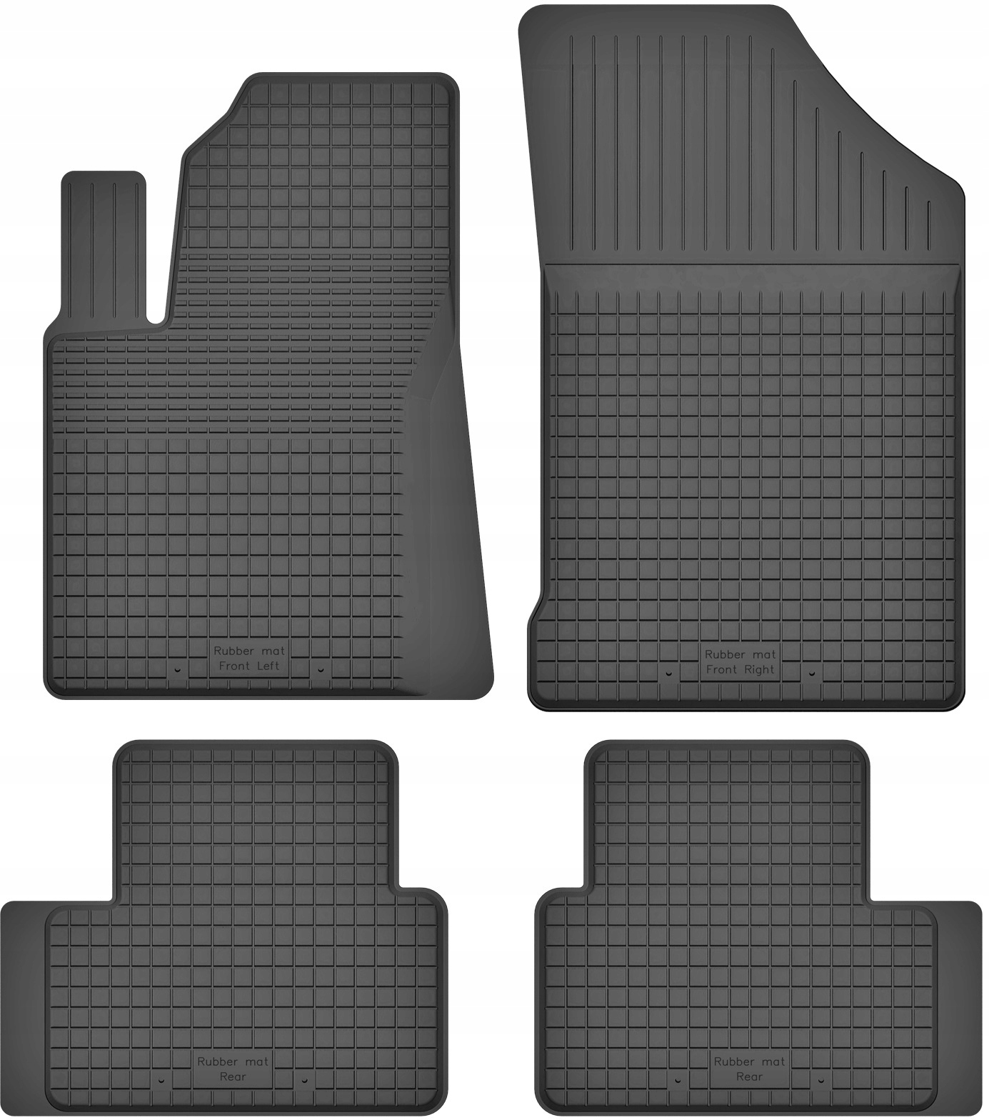 

Dywaniki gumowe wycieraczki do Citroen C3 II 09-16