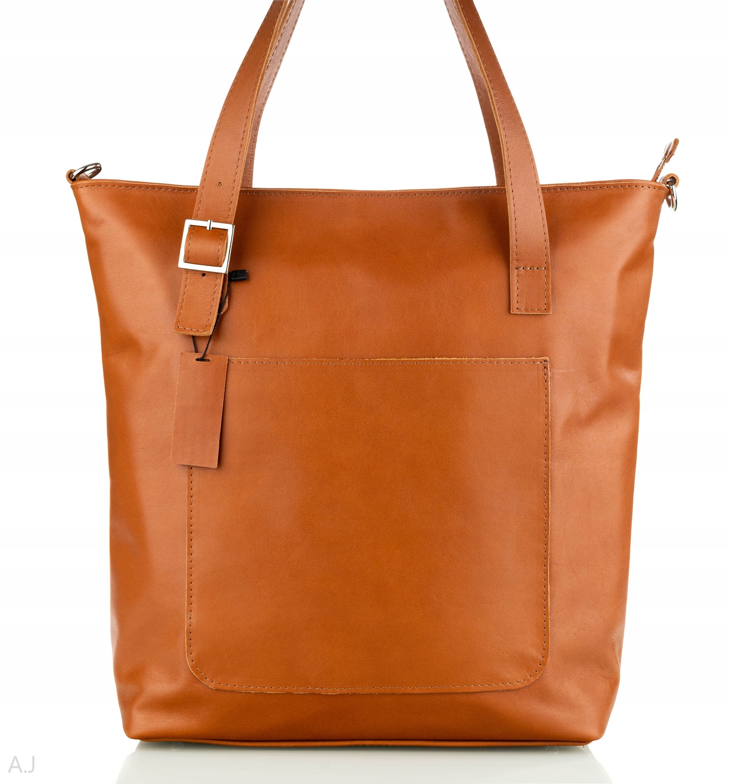 Dámská kožená kabelka přes rameno do ruky exkluzivní velká a4 prostorná