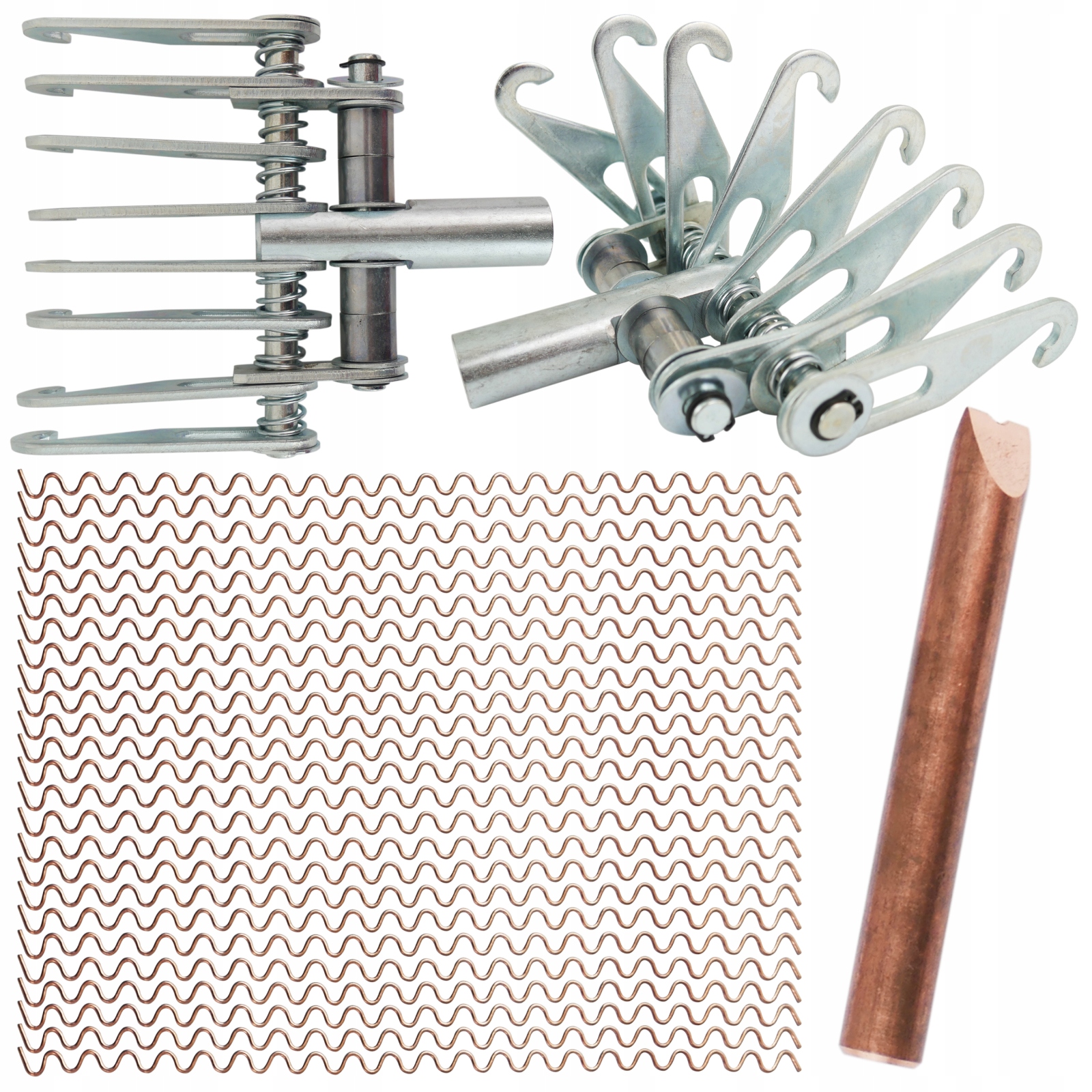 Drut Falisty 25sz 320mm Szpon 8 hákový 3mm Elektroda vlnitý drát 10mm