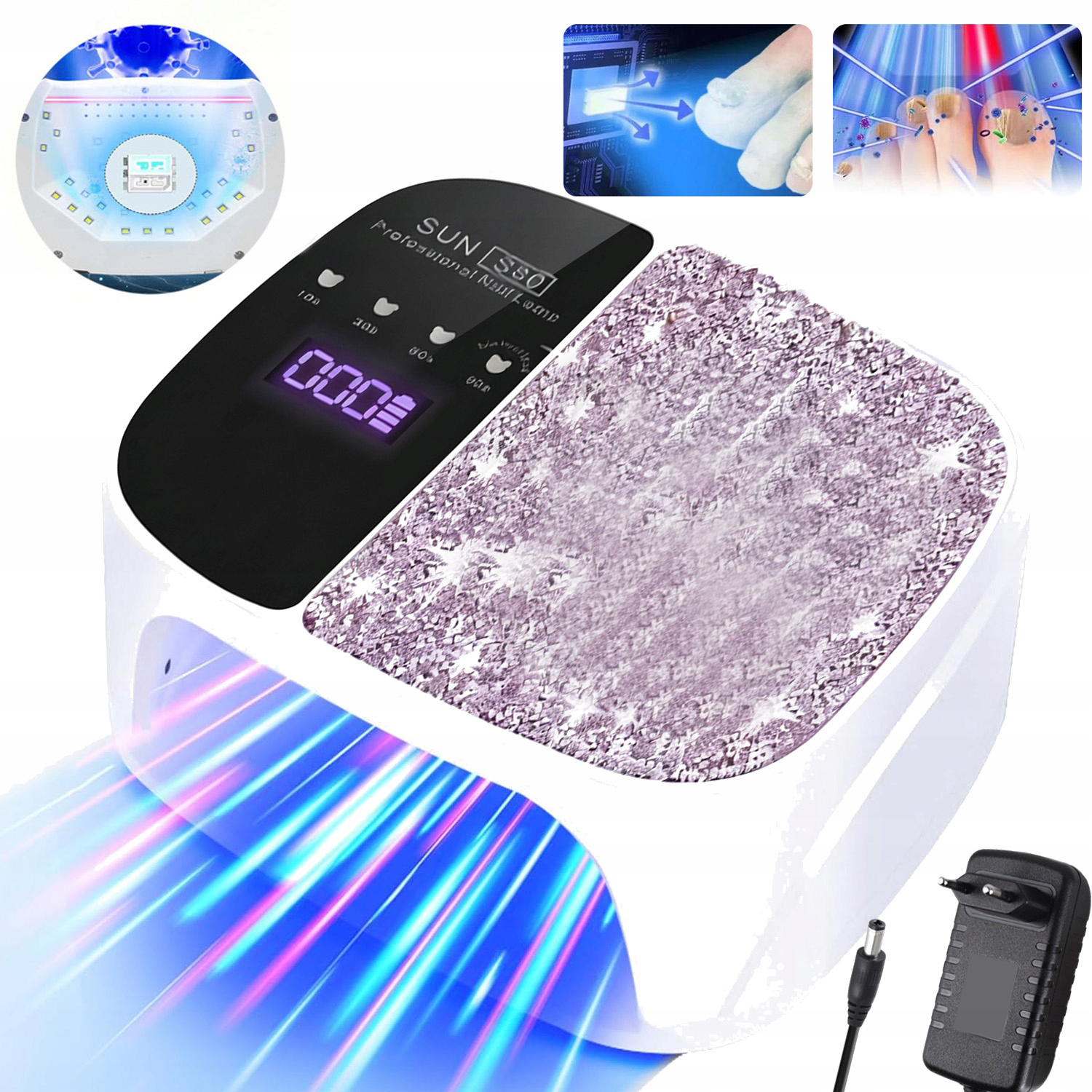 Laserové Zařízení Pro Léčbu Mykózy Nehtů Bezbolestné S 36LED