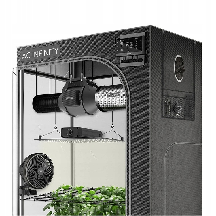 Growbox Ac Infinity Ai+ 90x90x180 cm zestaw uprawowy 260W Led 150 mm, Ai+