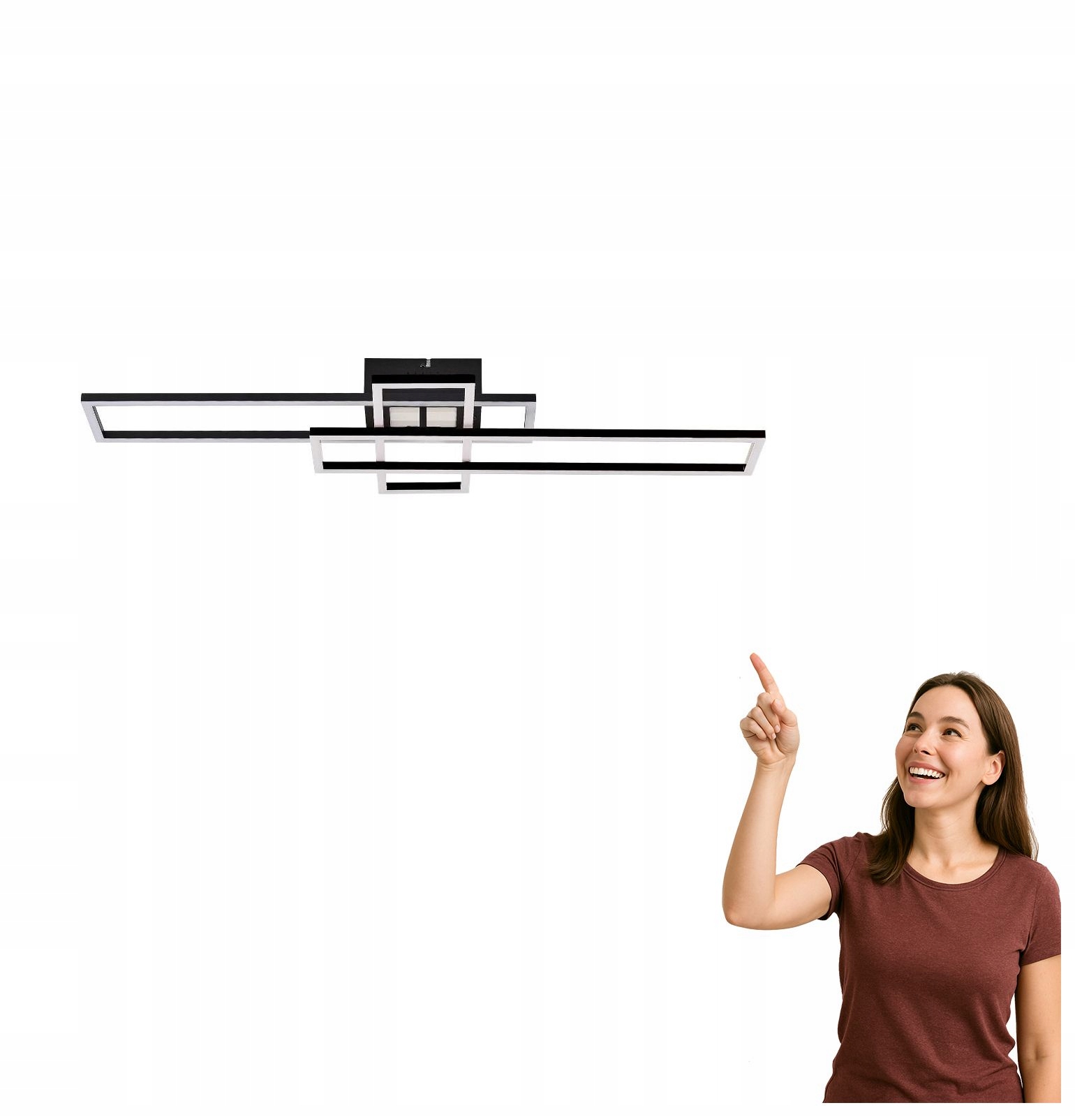 Led stropná lampa 55W Lumenz MS243-BK Zuma Line