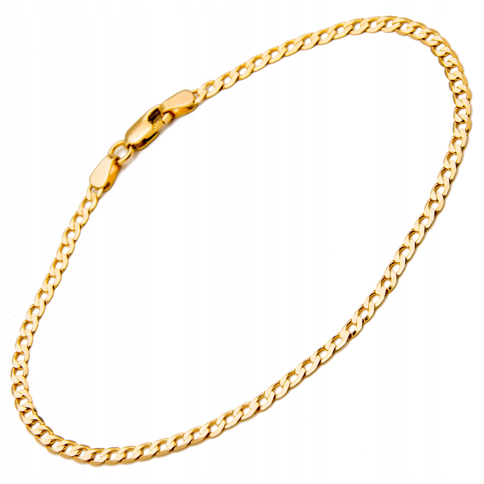 Zlatý náramek 585 pancíř