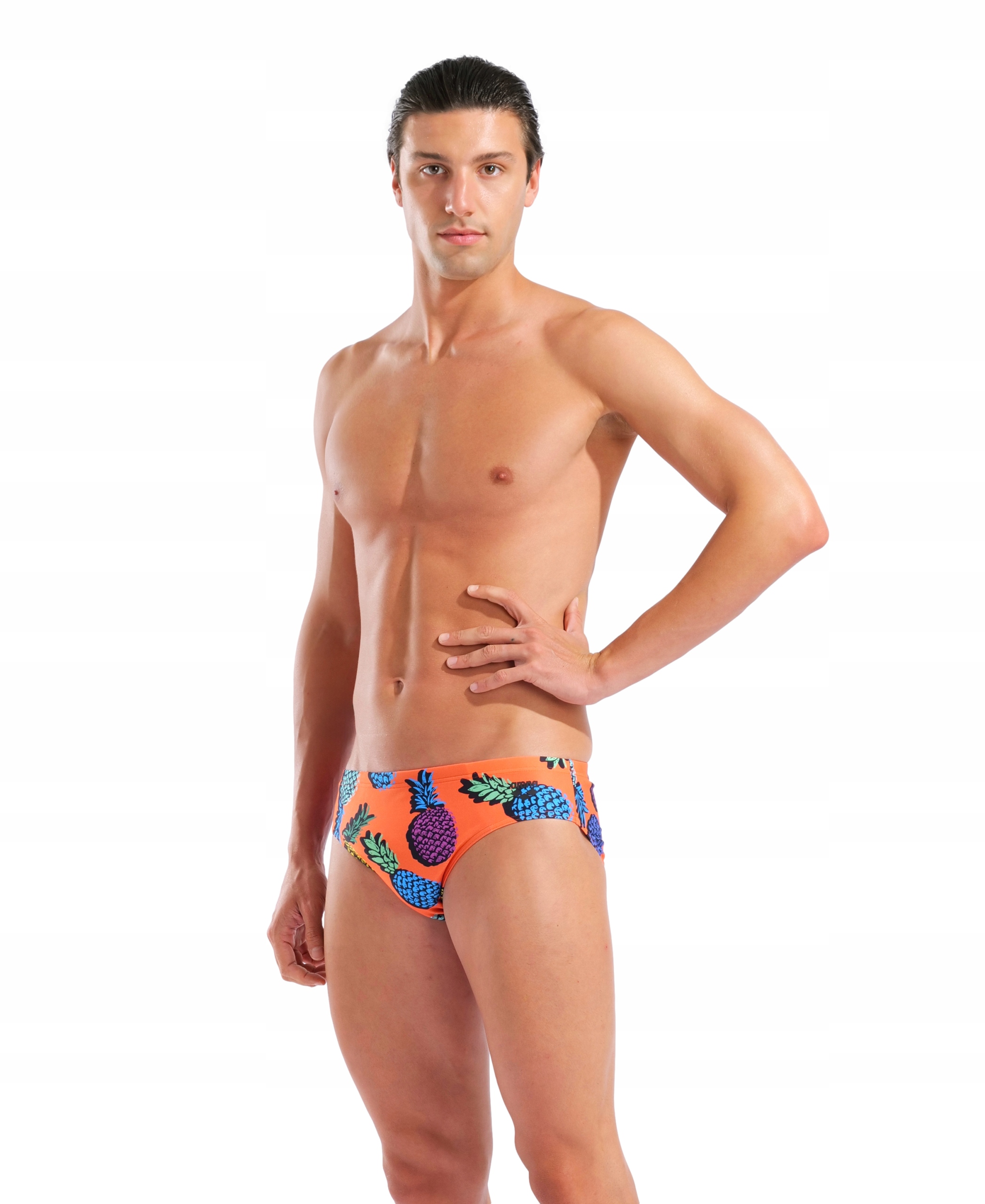 Kąpielówki męskie Arena Pineapples Swim Briefs 95
