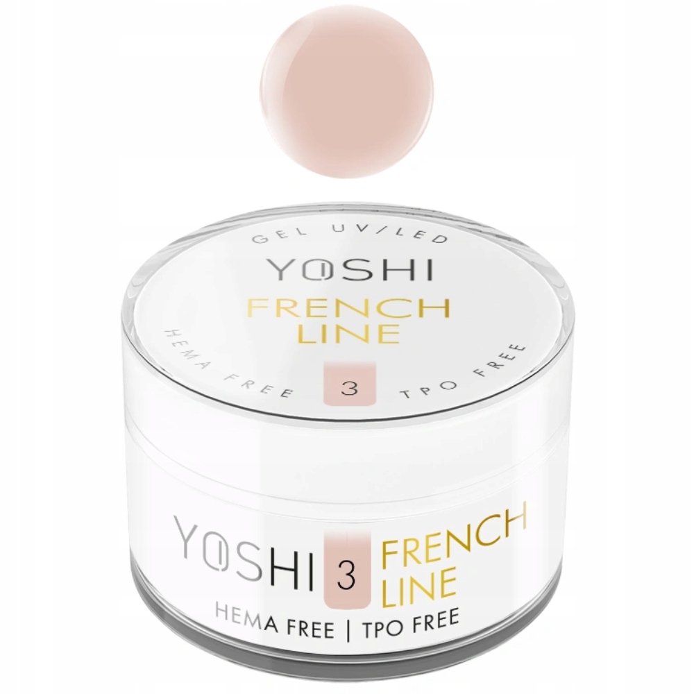 Yoshi French Line Samonivelační Gel na nehty č. 3 50 ml