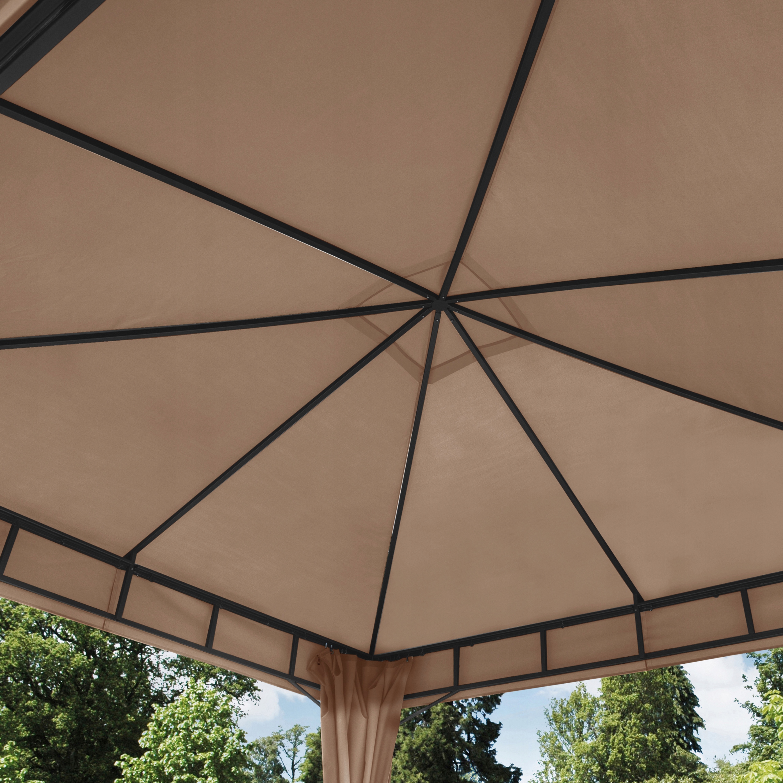 Pawilon ogrodowy 3x3 m Premium brązowy Kolor odcienie brązowego