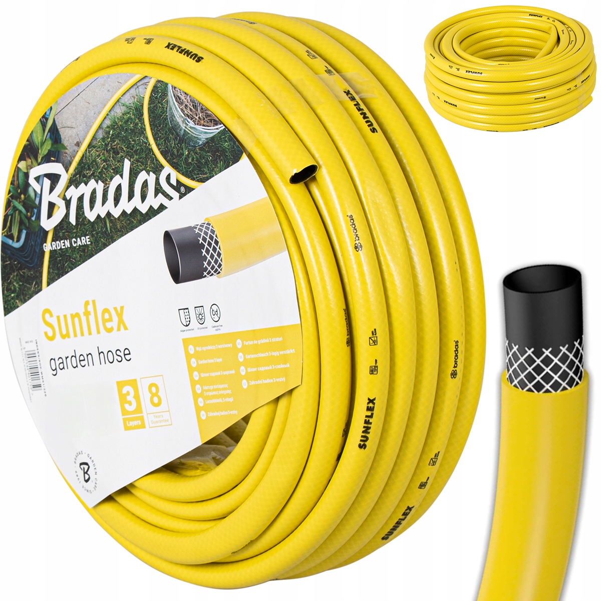 

Bradas Wąż ogrodowy Sunflex 1/2" 50m