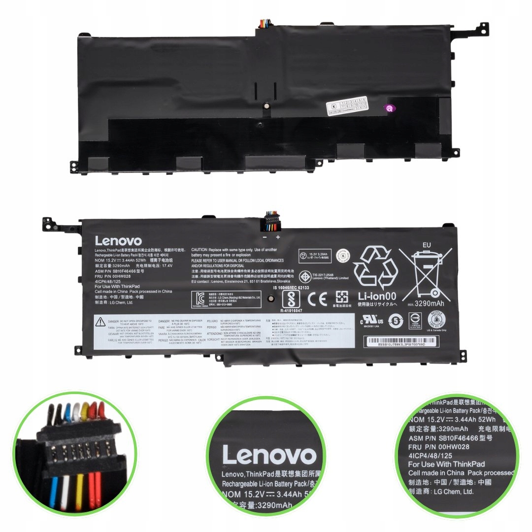 Originál Batéria 00HW028 pre Lenovo ThinkPad X1 Carbon 4th Gen i Lenovo