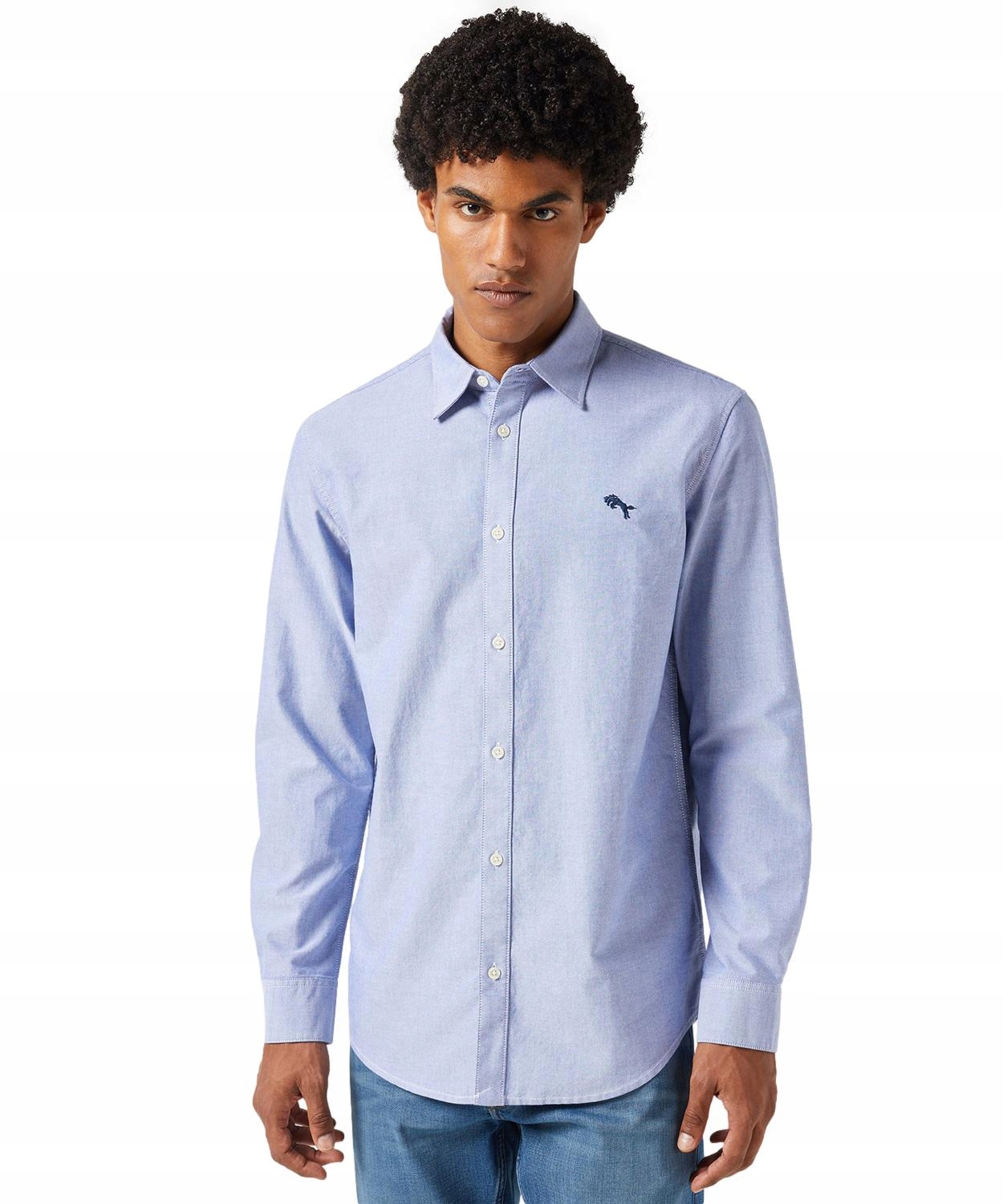 Košile Wrangler Ls Shirt 112350481 Oxford Blue XL