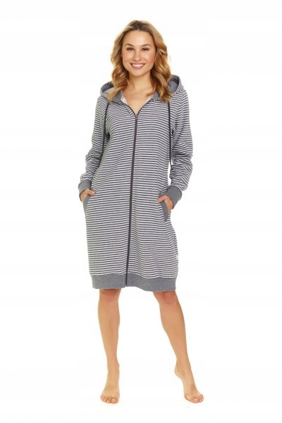 Doctor Nap Dámský župan SMZ.5246 S Dark Grey