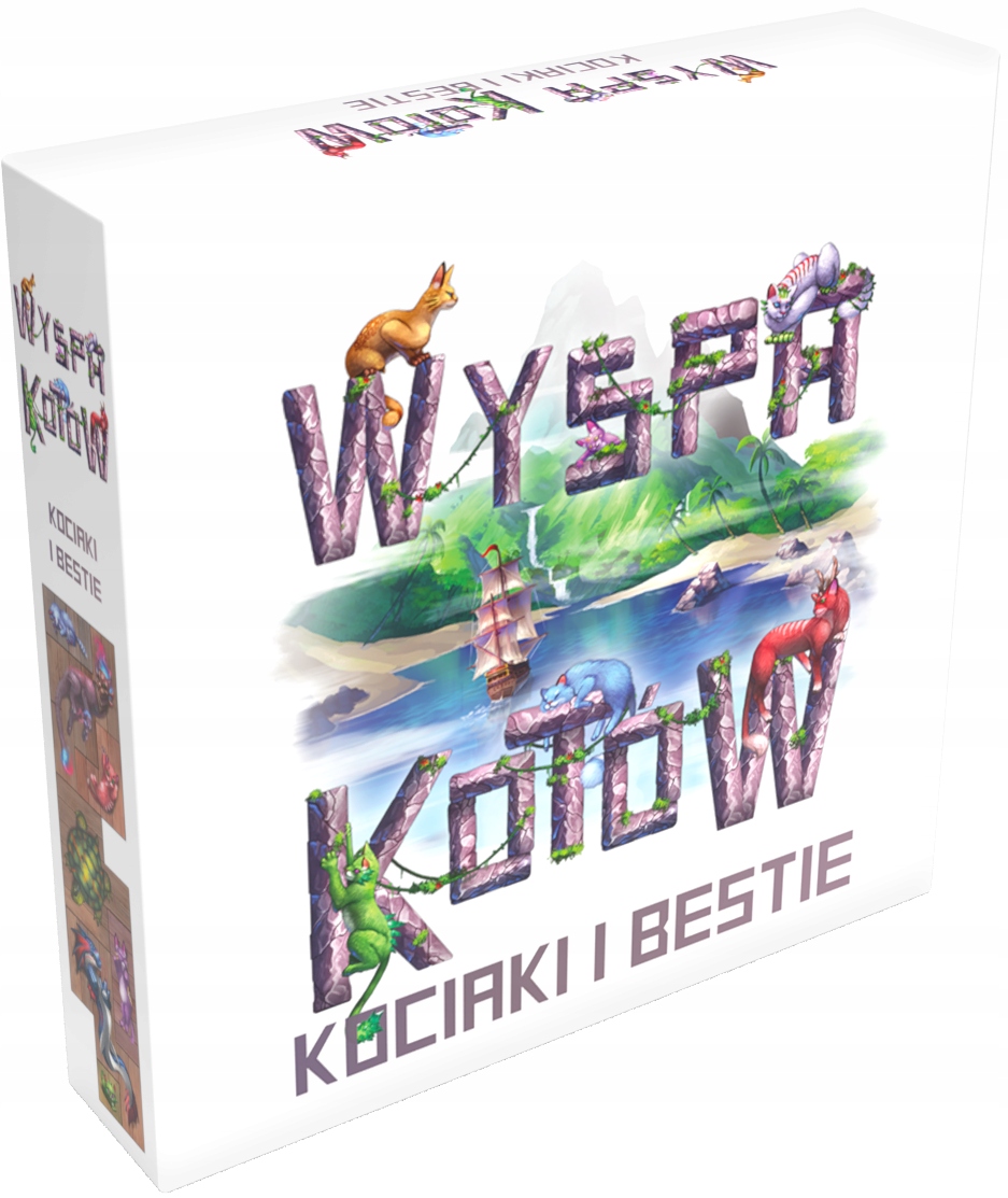 Wyspa kotów Kociaki i bestie Dodatek Rodzinna logiczna Koty kociaki Lucky