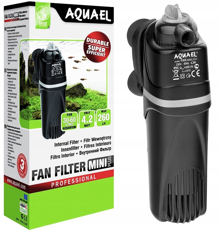 

Aquael Fan Mini Plus Filtr Wewnętrzny Do 30-60L