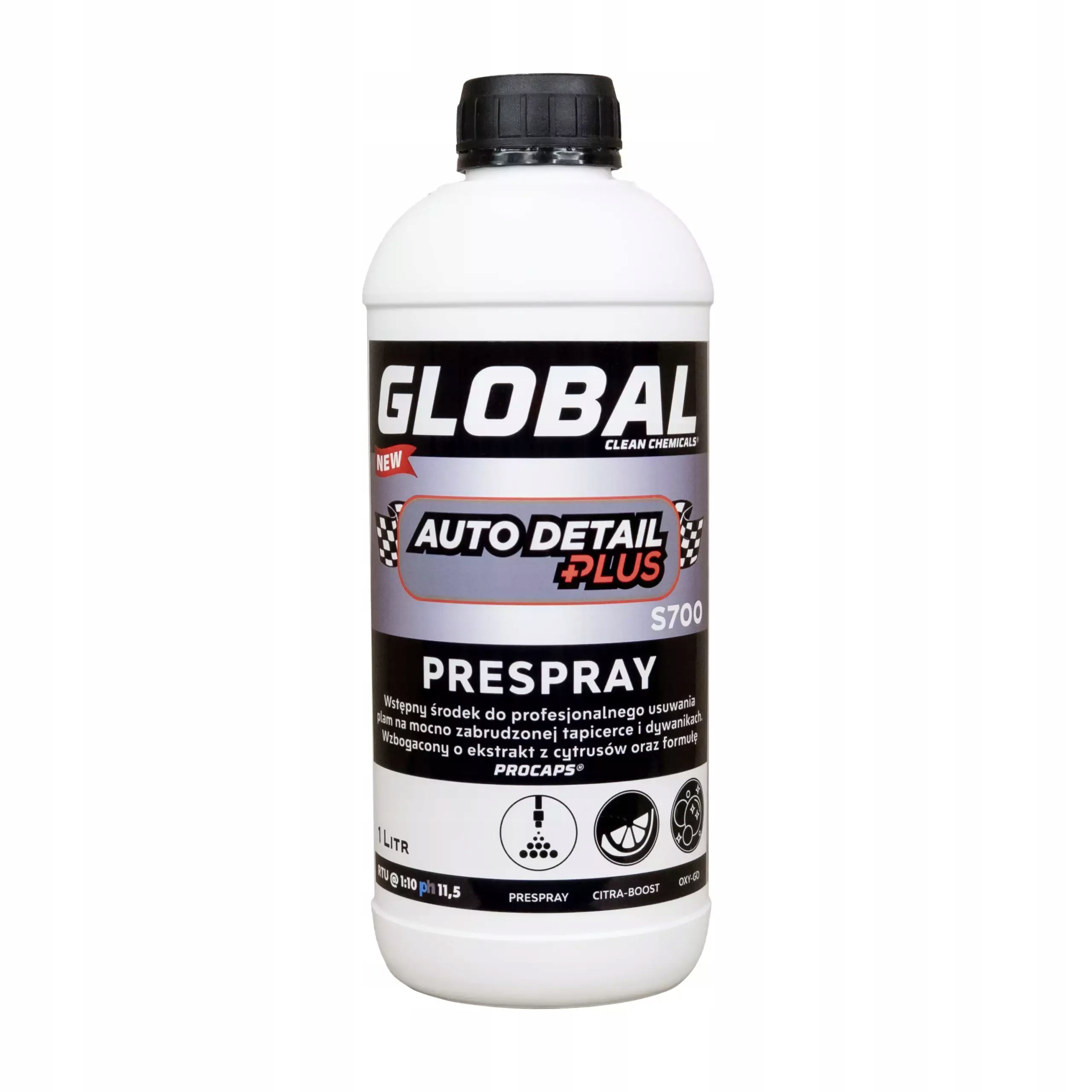 Global Auto Detail Plus S700 1L pre spray z formułą Procaps