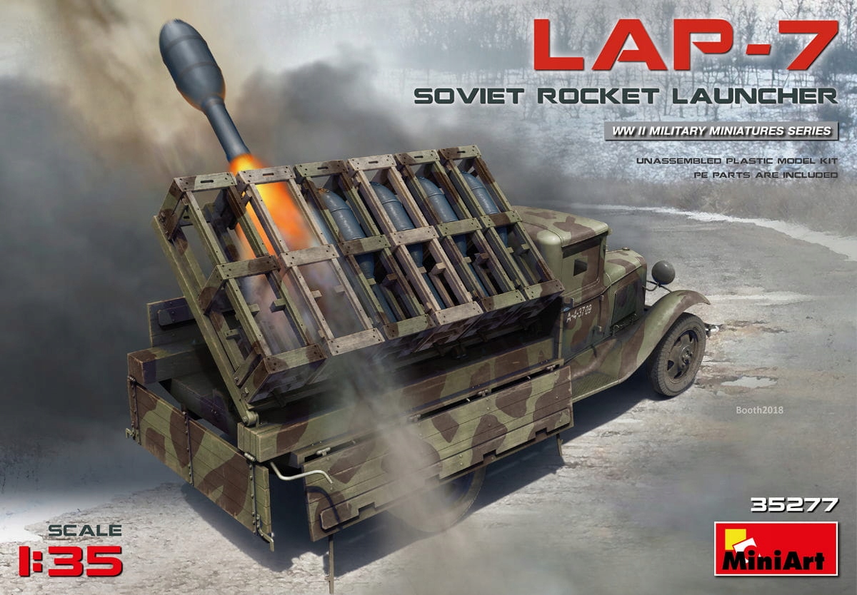 Sovětský raketomet Lap-7 1:35 MiniArt 35277