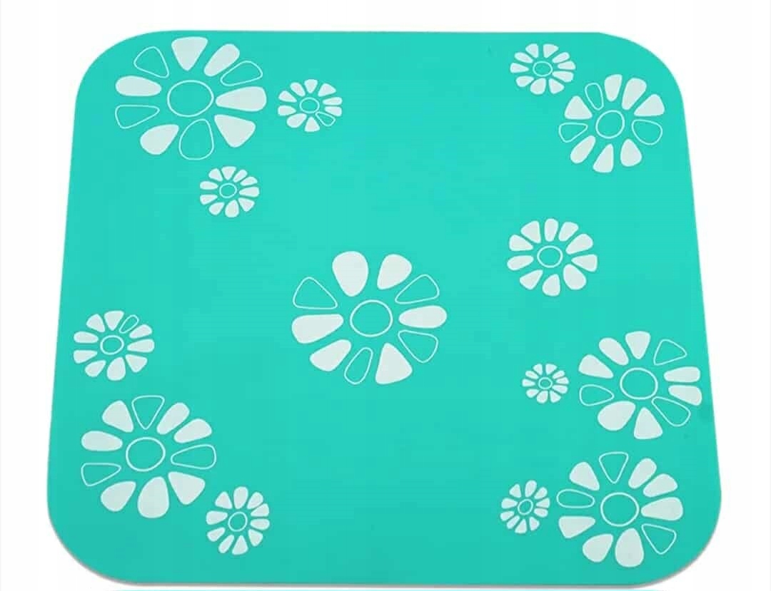 Levně Podložka pod misku pro psa kočku, protiskluzová, 33 x 33 cm