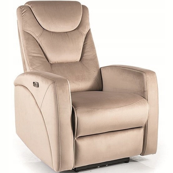 Fotel Rozkładany Kronos Velvet C. Bez Bluvel 40