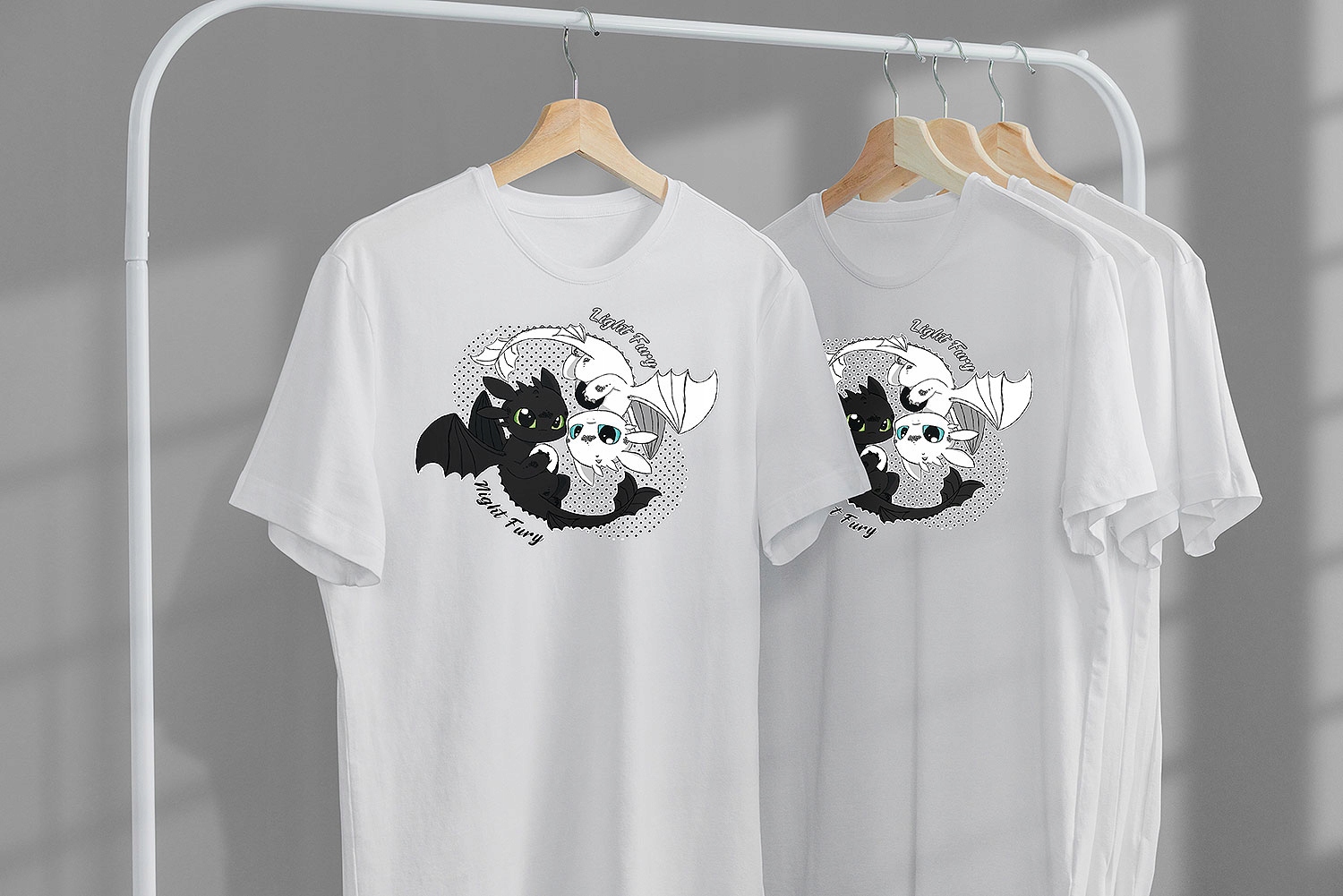 ZESTAW 3W1 KOSZULKA DLA DZIECI TATUAŻE NAKLEJKI JAK WYTRESOWAĆ SMOKA 104 Kolor dominujący biały