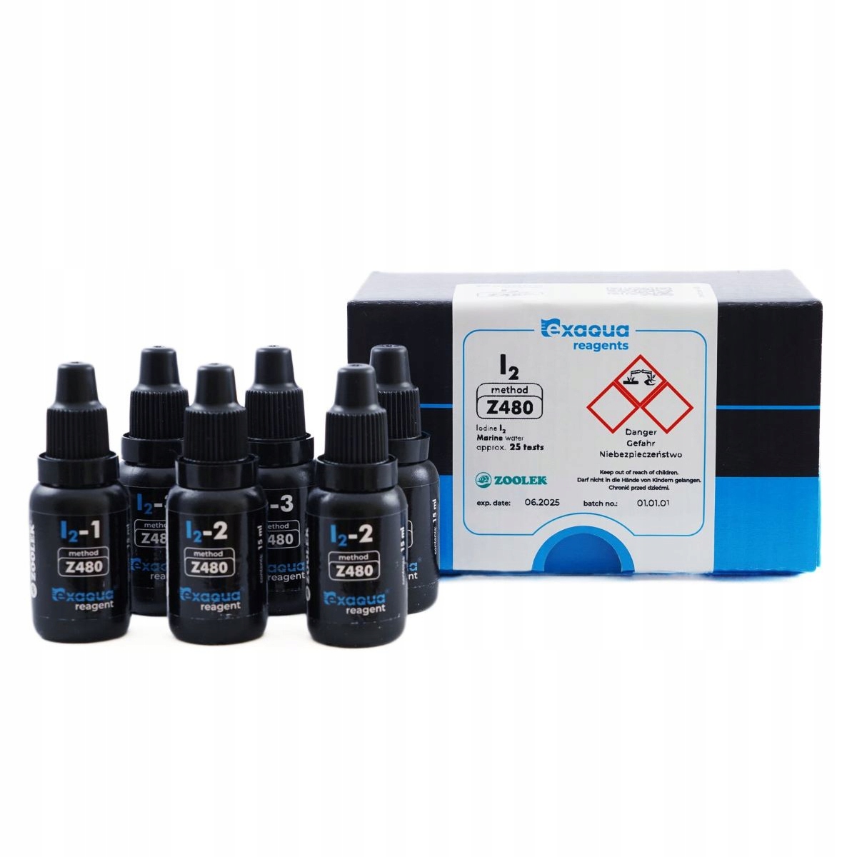 Levně Exaqua Jod I2 Z480M Činidla pro fotometr PRO3 PRO6