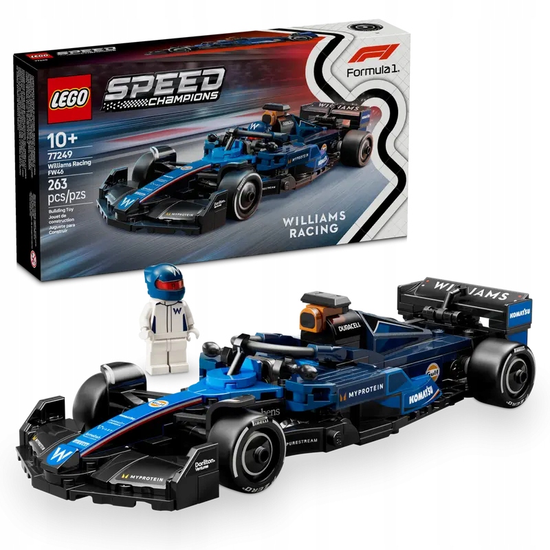 Lego 77249 Formule Williams Racing FW46 model závodního sportovního vozu