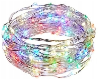 Lampki Choinkowe Na Druciku 30 LED Diody Baterie M