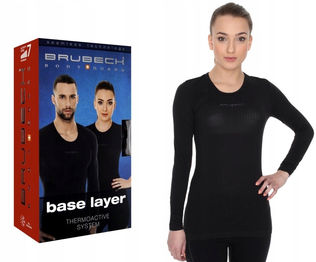 Koszulka Potówka Długi Rękaw Oddychająca Odprowadzająca Wilgoć Brubeck Base